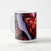 書き込みハート コーヒーマグカップ (正面左)