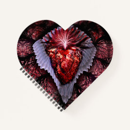 書き込みハート ノートブック