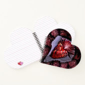 書き込みハート ノートブック (内部)