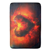 書き込みハート バスマット (正面縦)