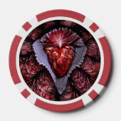 書き込みハート ポーカーチップ (裏面)