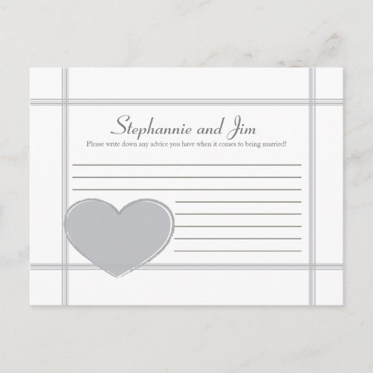 書き込み可能なアドバイスカードシーシェルと夏の愛 アドバイスカード (正面)