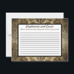 書き込み可能なアドバイスカードヴィンテージブラウンダマスク アドバイスカード<br><div class="desc">これらの愛らしい書き込み可能なアドバイスカードは、任意の結婚に完璧な追加である。チップのシャーパイペンと一緒にこれらのカードを単に素晴らしお客様に渡す。お客様は新しい書新婦と新郎のアドバイスを下げることができます。これらの用紙は、光沢のある超重量重量120ポンドのカバー素材（カードストック）に4.25インチx 5.6インチのサイズで印刷される。私たちは、このデザインに専念する全体のラインを私たちのザズル店で結婚は、招待状(5x7)、返品ラベル、郵送ラベル、封筒用シール、郵便切手、カップケーキを選ぶ、ウォーターボトルラッパー、ハーシーの1.55ozを含む。大きなバーラッパー、ハーシーのミニチュアバッグラッパー、電子レンジのポップコーンアドバイスラッパー、書き込み可能座席表、グッズバッグトッパー、FLATサンキューカード(4x5)、HAPPEDサンキューカード(4x5)、メッセージカード、メニューカード、ミントマッチブック、棒つきキャンデーカバー、ブックマーク、ビンゴカードマーカー、ビンゴカード呼び出しシート、書き込み可能カード(4x5)、など。</div>