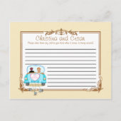 書き込み可能なアドバイスカード得の単結婚した連 アドバイスカード (正面)