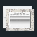 書き込み可能なアドバイスカード灰色のフローリッシュスワーズ アドバイスカード<br><div class="desc">これらの愛らしい書き込み可能なアドバイスカードは、任意の結婚に完璧な追加である。チップのシャーパイペンと一緒にこれらのカードを単に素晴らしお客様に渡す。お客様は新しい書新婦と新郎のアドバイスを下げることができます。これらの用紙は、光沢のある超重量重量120ポンドのカバー素材（カードストック）に4.25インチx 5.6インチのサイズで印刷される。私たちは、このデザインに専念する全体のラインを私たちのザズル店で結婚は、招待状(5x7)、返品ラベル、郵送ラベル、封筒用シール、郵便切手、カップケーキを選ぶ、ウォーターボトルラッパー、ハーシーの1.55ozを含む。大きなバーラッパー、ハーシーのミニチュアバッグラッパー、電子レンジのポップコーンアドバイスラッパー、書き込み可能座席表、グッズバッグトッパー、FLATサンキューカード(4x5)、HAPPEDサンキューカード(4x5)、メッセージカード、メニューカード、ミントマッチブック、棒つきキャンデーカバー、ブックマーク、ビンゴカードマーカー、ビンゴカード呼び出しシート、書き込み可能カード(4x5)、など。</div>