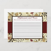 書き込み可能なアドバイスカード秋フローラ/分岐自然 アドバイスカード (正面/裏面)