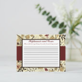 書き込み可能なアドバイスカード秋フローラ/分岐自然 アドバイスカード (スタンド正面)