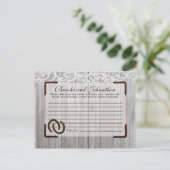 書き込み可能なアドバイスカード馬靴にウッドレース アドバイスカード (スタンド正面)