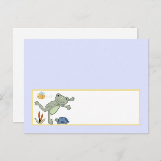 書き込み可能な座席表ラッパガートルビートンフライ ポストカード (正面/裏面)