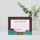 書き込み可能アドバイスカードネオン春フローラフラワーブロウ アドバイスカード (スタンド正面)