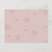 書き込み可能アドバイスカードピンク/ブラウンフローララブバード アドバイスカード (裏面)