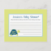 書き込み可能アドバイスカードブルーウミガメ アドバイスカード (正面)