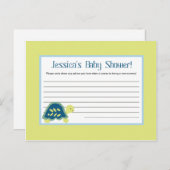 書き込み可能アドバイスカードブルーウミガメ アドバイスカード (正面/裏面)