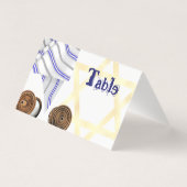 書き込み可能バルミツワー表番号カード (裏面)