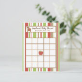 書き込み可能ビンゴカードレッドバーンファーム動物 インビテーションポストカード (スタンド正面)