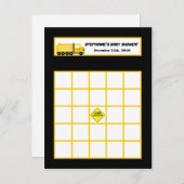 書き込み可能ビンゴカード建築 インビテーションポストカード (正面/裏面)