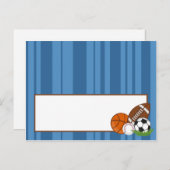 書き込み可能座席表オールスターブルー ポストカード (正面/裏面)