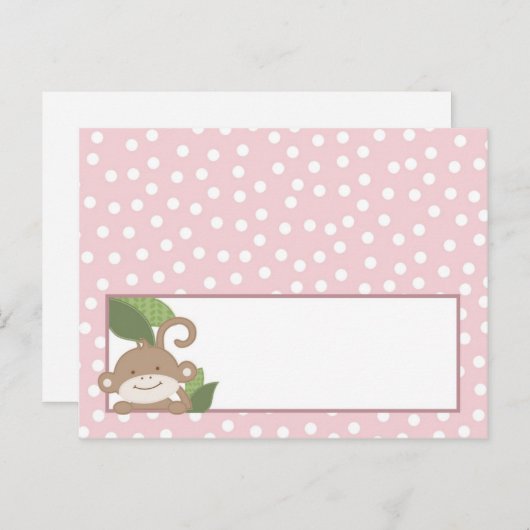 書き込み可能座席表サファリピンクジャングルアリゲーター ポストカード (正面/裏面)