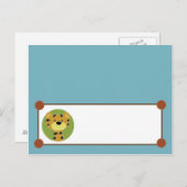 書き込み可能座席表ジャングルテイルズサファリ ポストカード (正面/裏面)