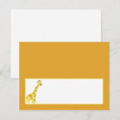 書き込み可能座席表ジャングルベビー ポストカード (正面/裏面)