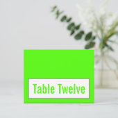 書き込み可能座席表モダングレーダマスクレースプリント ポストカード (スタンド正面)