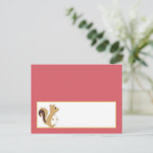 書き込み可能座席表ラブ&自然ガールウッドランド ポストカード (スタンド正面)