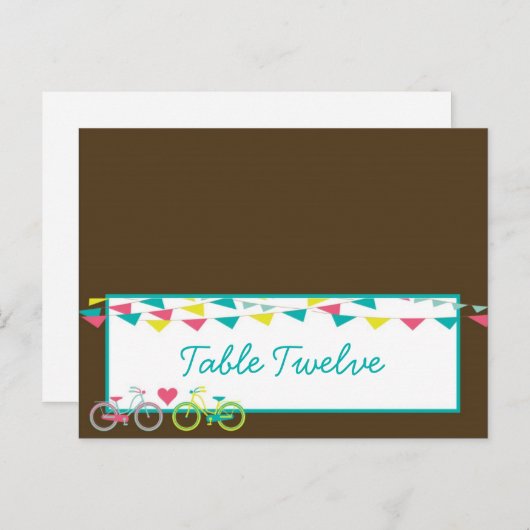書き込み可能座席表愛好家自転車カーニバル ポストカード (正面/裏面)