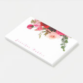 書き込み済みスクリプト名フローラWatercolorバラ ポストイット (アングル)