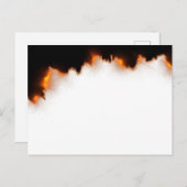 書き込み紙の背景テンプレート領域 ポストカード (正面/裏面)