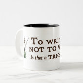 書くか、または書かないため ツートーンマグカップ (正面左)