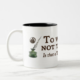 書くか、または書かないため ツートーンマグカップ