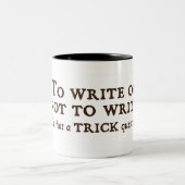 書くか、または書かないため ツートーンマグカップ (中央)