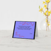 書くことができない人のためのメッセージカード カード (黄色い花)