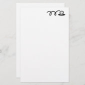 書くことのためのカスタムなゴルフテーマの文房具の紙 便箋 (正面/裏面)