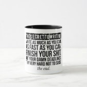 書くことへの秘密: マグ (中央)