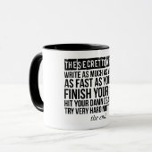 書くことへの秘密: マグ (正面左)