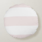 書のピンクのモダンを嫌いストライプたい ラウンドクッション (裏面)