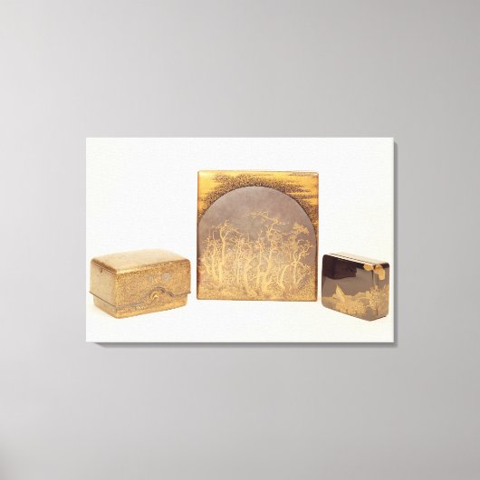 書のボックス， c.1830 キャンバスプリント (正面)