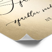 書の台本でキラキラのサインを愛結婚そう ポスター (角)