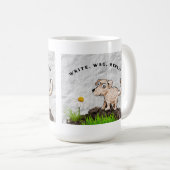 書の愛犬のマグ書、Wag Repeat コーヒーマグカップ (正面右)