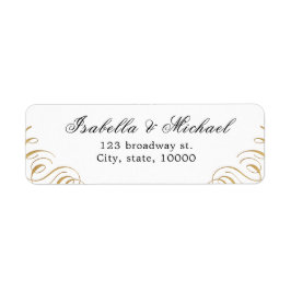 書の隆盛ヴィンテージ差出人住所 ラベル