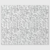 書の ラッピングペーパー (フラット)