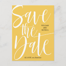 書はっきりした道|ホワイトマスタモダンー結婚ド 案内ポストカード