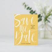 書はっきりした道|ホワイトマスタモダンー結婚ド 案内ポストカード (スタンド正面)