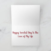 **書は壁に掛かっている****最も楽しい日***恋 シーズンカード (内部)