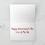 **書は壁に掛かっている**私の*記念日の愛* シーズンカード (内部)