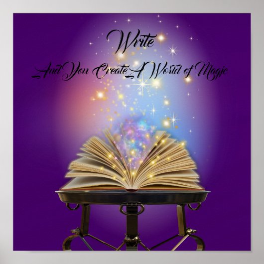 書やる気を起こさせるポスター ポスター (正面)