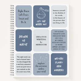 書やる気を起こさせる作者の引用文パーソナライズされた ノートブック