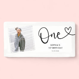 書よくはしゃぐ道ミニマル1歳の誕生日 横断幕