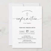 書エレガントの確認 招待状 (正面)